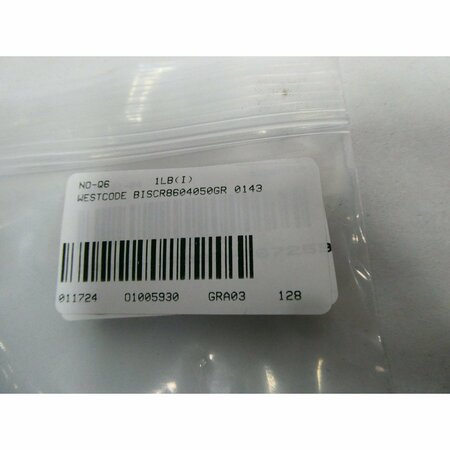 Westcode THYRISTORS AND SCR BISCR8604050GR 0143